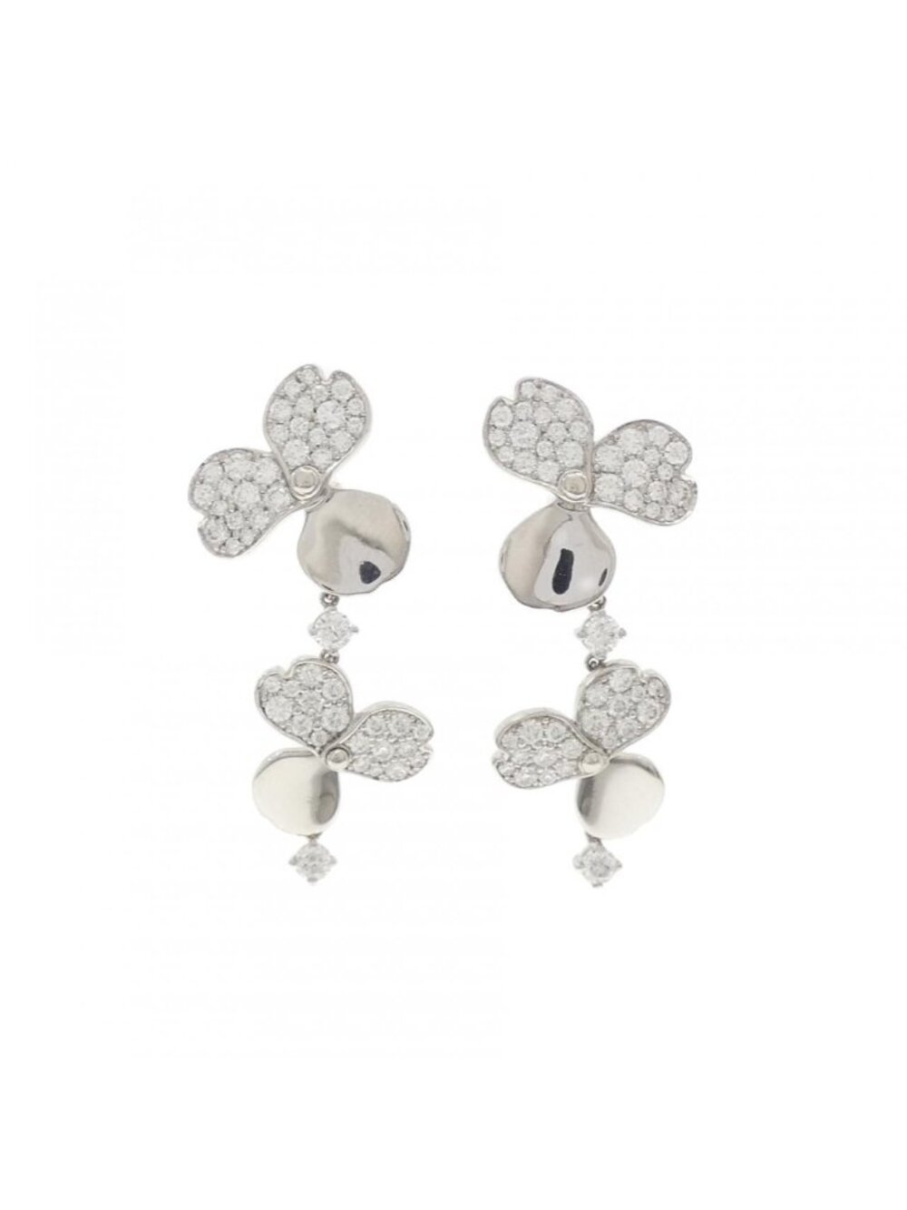 Tiffany & Co Paper Flower Earrings